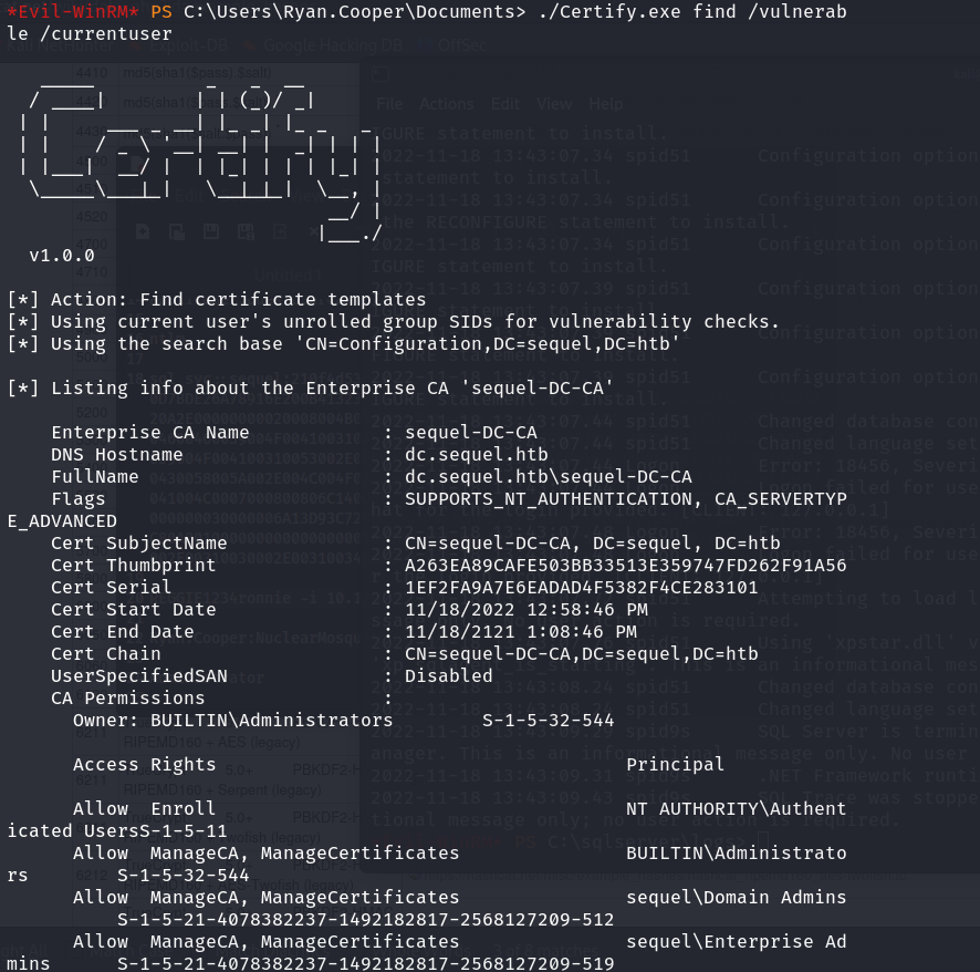 certify