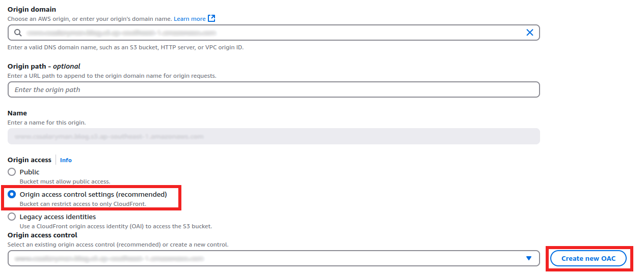 OAI with CloudFront