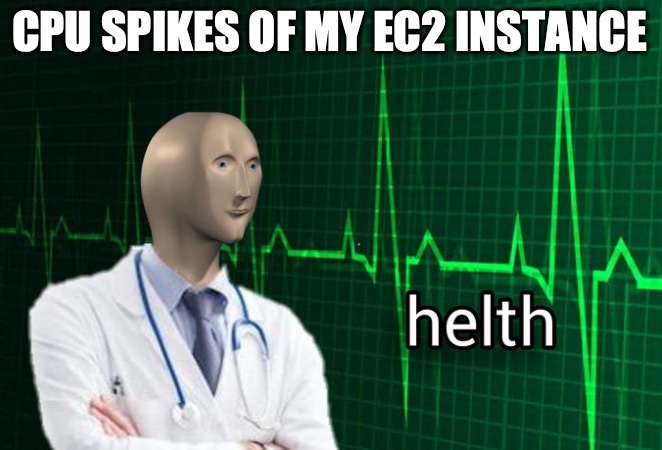 Spikes in CPU meme