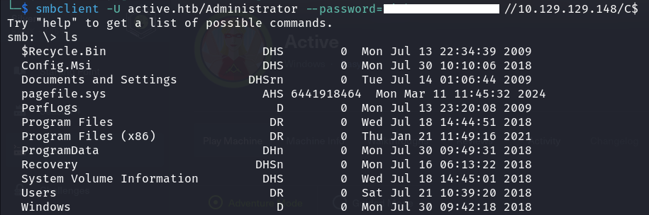 smb admin access